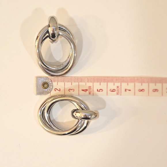 Vintage Silver Earrings - Picture 2 of 3